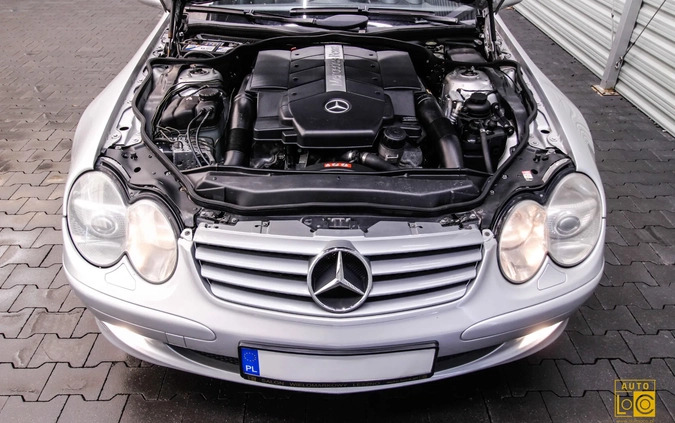 Mercedes-Benz SL cena 59999 przebieg: 73000, rok produkcji 2004 z Czempiń małe 529